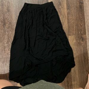 Black Talula Maxi Skirt (asymmetrical)